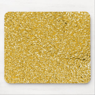 PURE GOLD Splatter Patroon + jouw tekst Muismat