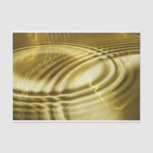PURE GOLDEN WAVES soft Pattern + jouw tekst/foto Tissuepapier