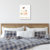 Pure Hearts Bright Light Canvas Afdruk (Insitu (Slaapkamer))