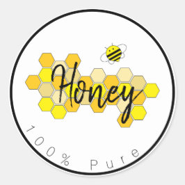 Pure honing etiketten