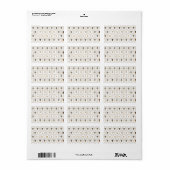PURE HONING Honingraat of Honing Stix Bee Mini Lab Etiket (Full Sheet)