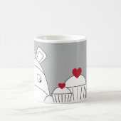 Pure Impossimals® - Geweldige grijs Koffiemok (Center)