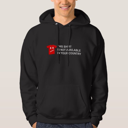 Pure ironie - Wit op donker Hoodie (Voorkant)