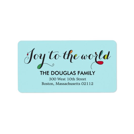 Pure Joy Étiquettes de adresse (Devant)