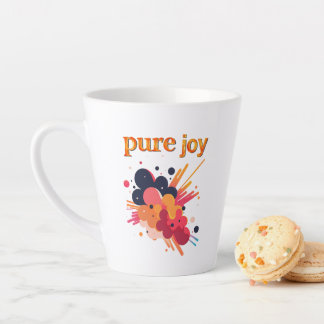 "Pure Joy, pure you.” Positive Vibes Street Wear  Latte Mok