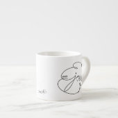 pure JOY - Vette wolken Espresso Kop (Voorkant rechts)