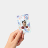 Pure liefde als een bloem badge (Handheld)