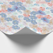 Pure liefde als een bloem cadeaupapier (Hoek)