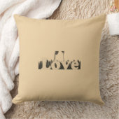 Pure liefde bij het Simples Form Text Design Kussen (Deken)