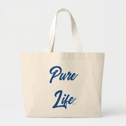 Pure Life Jumbo Canvas tas (Voorkant)