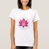 Pure Lotus Flower T-Shirt | Women's Yoga Apparel (Voorkant)