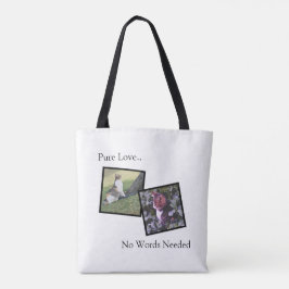 Pure Love Pet Lover Custom Tote Bag