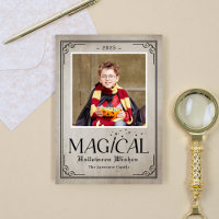 Pure magie amusant Carte photo d'Halloween