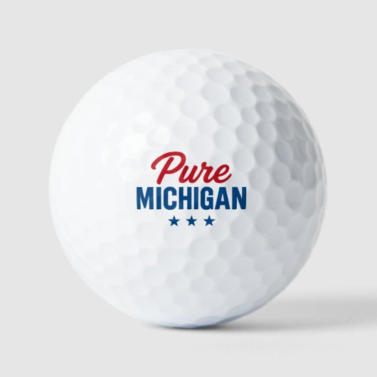 Pure Michigan golfbal Golfballen (Voorkant)
