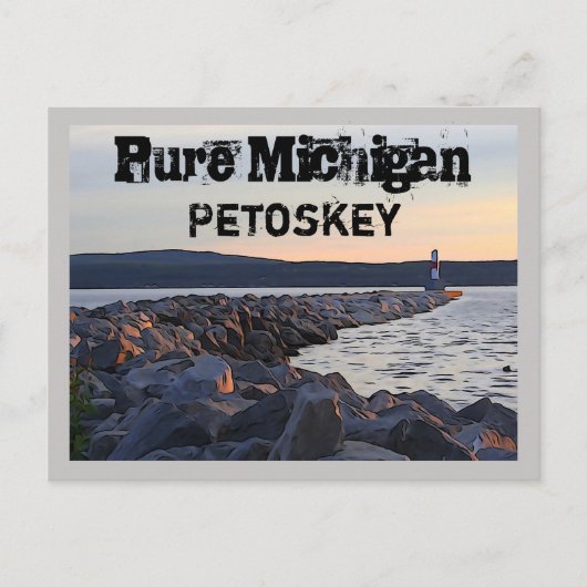 Pure Michigan Petoskey Briefkaart (Voorkant)