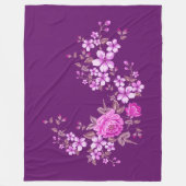 Pure Natuur - Zomer van de Rozen 2 Fleece Deken (Voorkant)