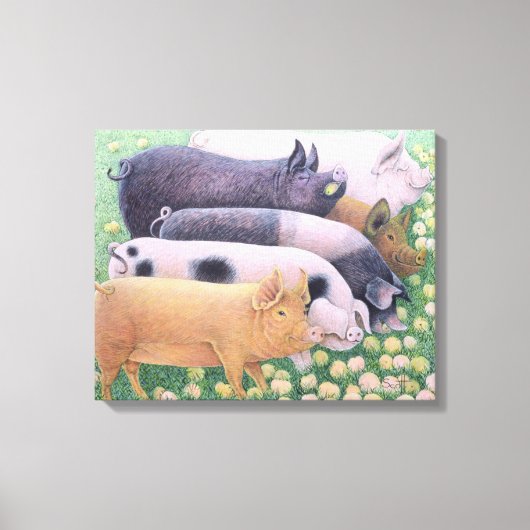 Pure Pleasure Canvas Afdruk (Voorkant)