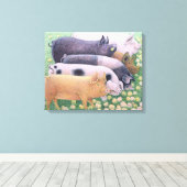 Pure Pleasure Canvas Afdruk (Insitu (Houten vloer))