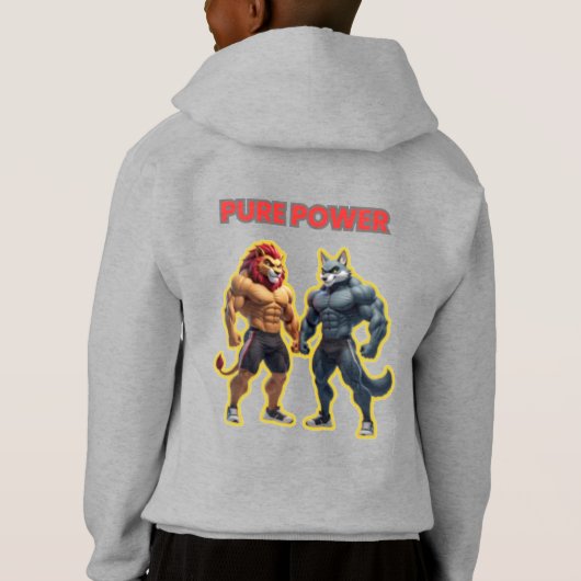 Pure Power – Strong Animal Muscle Cartoon Design (Dos)
