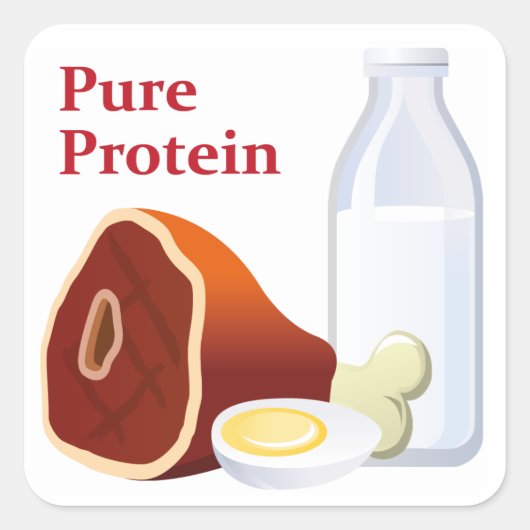 Pure Protein dag sticker (Voorkant)