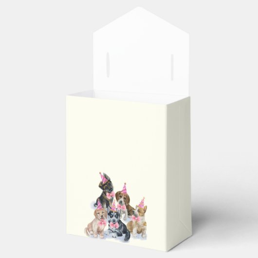 Pure Puppy | Dogs Theme Birthday Party Hartelijk d Bedankdoosjes (Geopend)