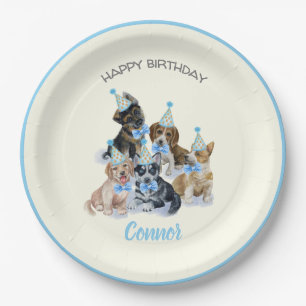 Pure Puppy Dogs Theme Birthday Party Supply Papieren Bordje