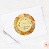 Pure Raw Honey Label Classic Ronde Sticker (Envelop)