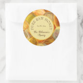 Pure Raw Honey Label Classic Ronde Sticker (Tas)