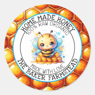 Pure Raw Organic Honey Gemaakt met Love Food Label