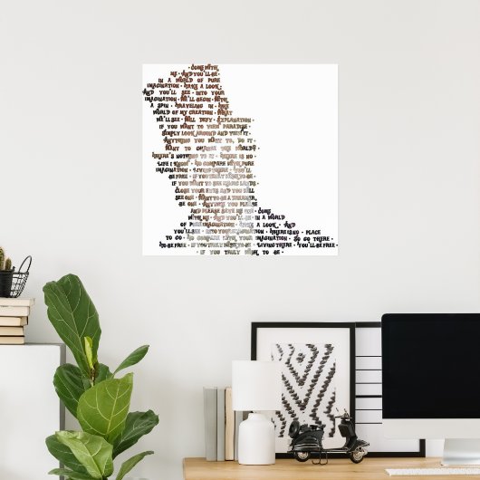 Pure verbeelding poster (Thuiskantoor)