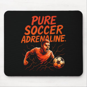 Pure Voetbal Adrenaline Graffiti Voetbal Fan Uitru Muismat
