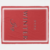Pure Winter Joy Fleece Deken (Voorkant (Horizontaal))