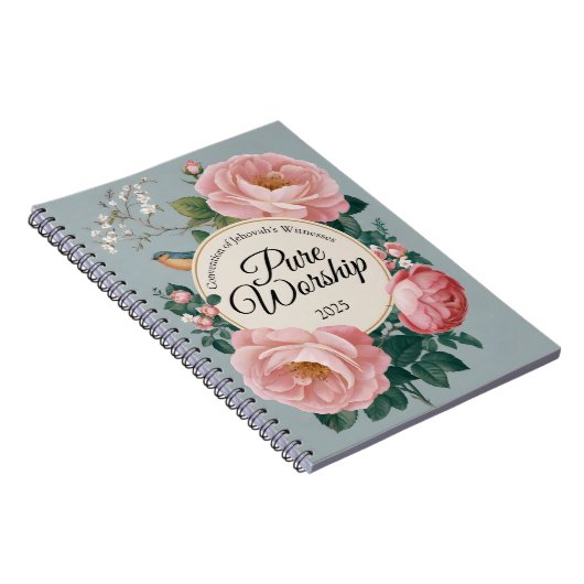 Pure Worship 2025 Convention JW Gifts Spiral Notitieboek (Rechterzijde)