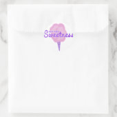 Pure zoetheid ronde sticker (Tas)