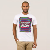 PUREBLOED DAD DADDY MANNEN T-SHIRTS T - SHIRTS (Voorkant volledig)