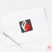 PUREBLOED VIERKANTE STICKER (Envelop)