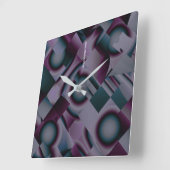 PureColor Vierkante Klok (Hoek)