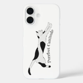Purfect Cattitude iPhone 16 Hoesje