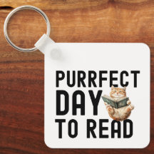 Purfect Day to Read Cat Bookworm Quote