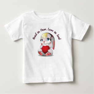 Purfect Love – Cat Holding Heart T-shirt