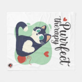 Purfect-therapie Fleece Deken (Voorkant (Horizontaal))