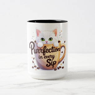 Purfectie in elke SIP-Mok Tweekleurige Koffiemok