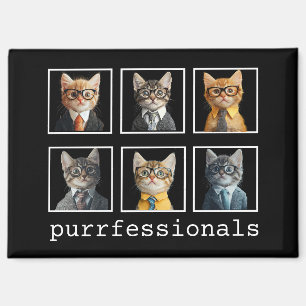 Purfessionfessionchats en costumes Magnet