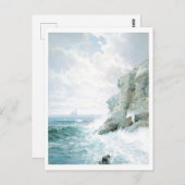 Purgatory Cliff Zeegezicht Schilderij Briefkaart (Voorkant / Achterkant)