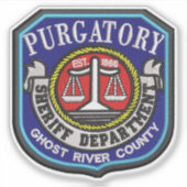 Purgatory Sheriff sticker (Voorkant)
