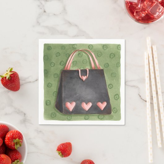 Purge cardiaque - serviettes en papier (En situation)