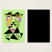 Purim Abstrait Costume Cartes cadeaux ChubbyBusine (Devant & derrière)