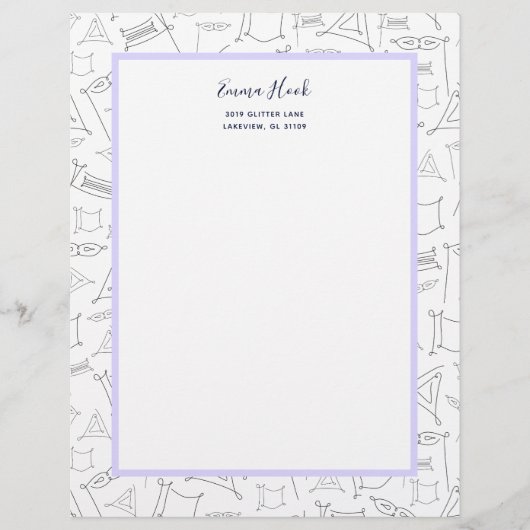 Purim Briefhoofd (Voorkant)