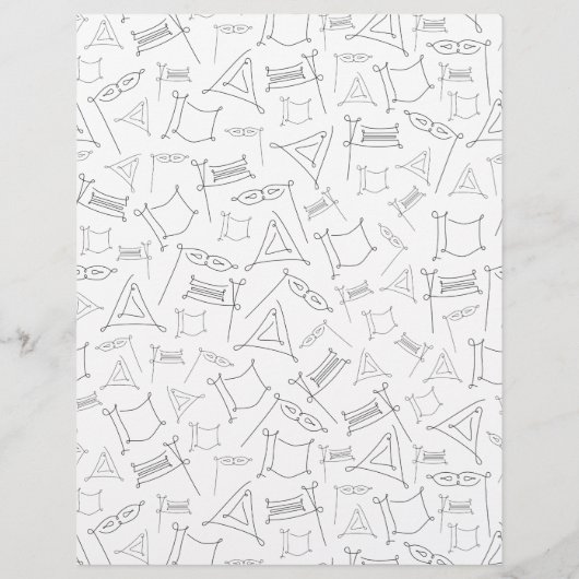 Purim Briefhoofd (Achterkant)