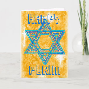 Purim celebration card kaart